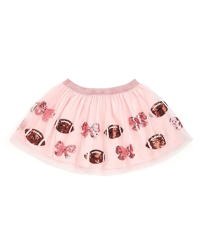 Sweet Wink Little and Big Girls Coquette Football Sequin Tutu Skirt