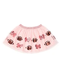 Sweet Wink Little and Big Girls Coquette Football Sequin Tutu Skirt