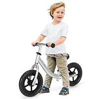 Aluminum Adjustable No-Pedal Balance Bike for Kids - Black