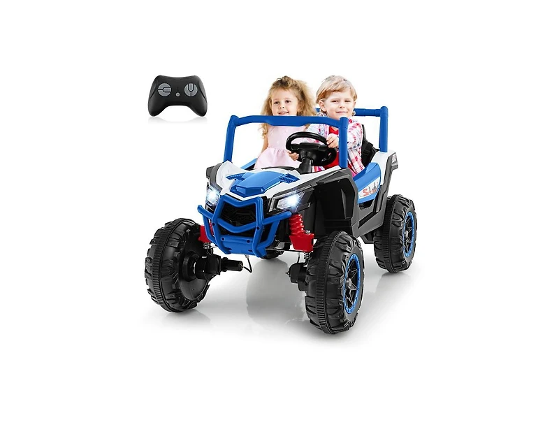 2-Seater Kids Ride-On Utv with 2.4G Remote Control for Children Over 3 Years - Navy