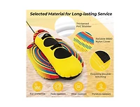 1 or 2 Person Inflatable Towable Tube Banana Boat for Boating