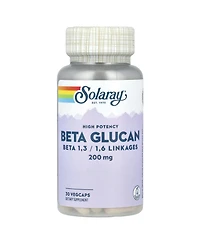 Solaray Beta Glucan High Potency 200 mg - 30 VegCaps