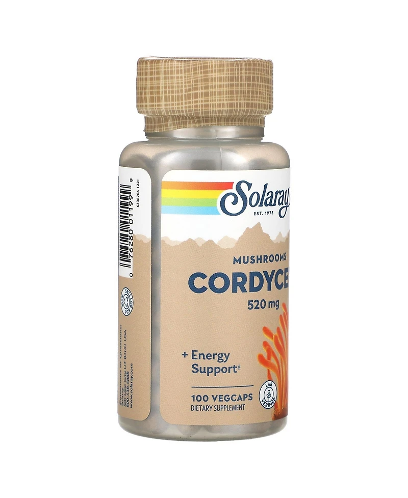 Solaray Cordyceps Mushrooms 520 mg
