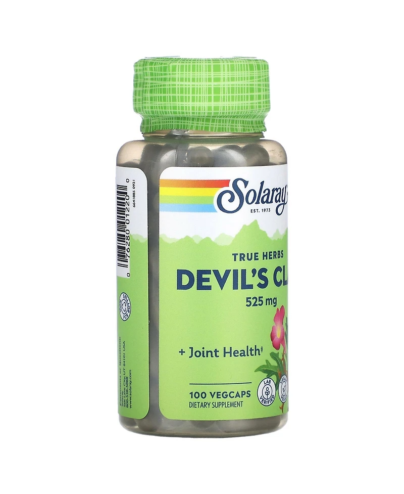 Solaray Devil's Claw 525 mg - 100 VegCaps