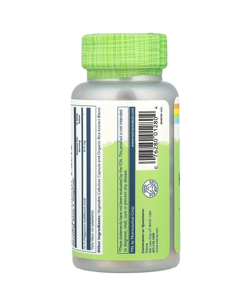 Solaray True Herbs Fo-Ti He-Shou-Wu 610 mg - 100 VegCaps