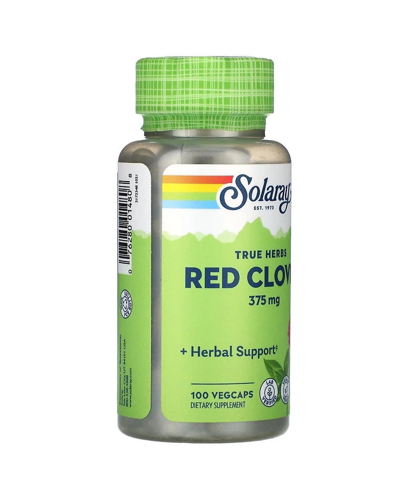 Solaray True Herbs Red Clover 375 mg - 100 VegCaps