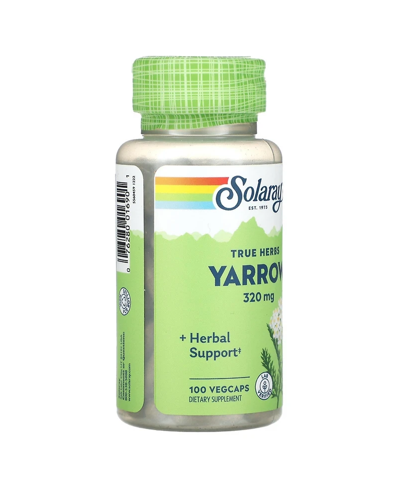 Solaray True Herbs Yarrow 320 mg