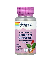 Solaray Vital Extracts Korean Ginseng 535 mg - 60 Vegcaps