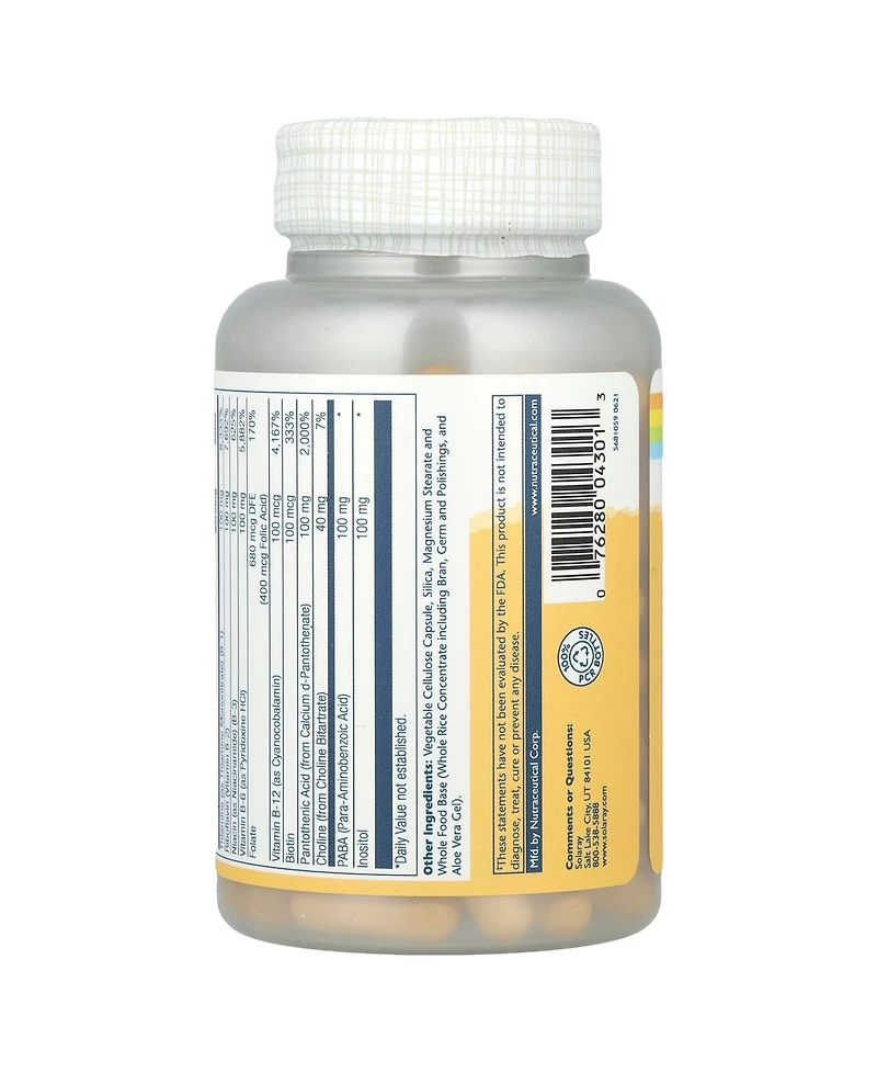 Solaray Vitamin B-Complex 100