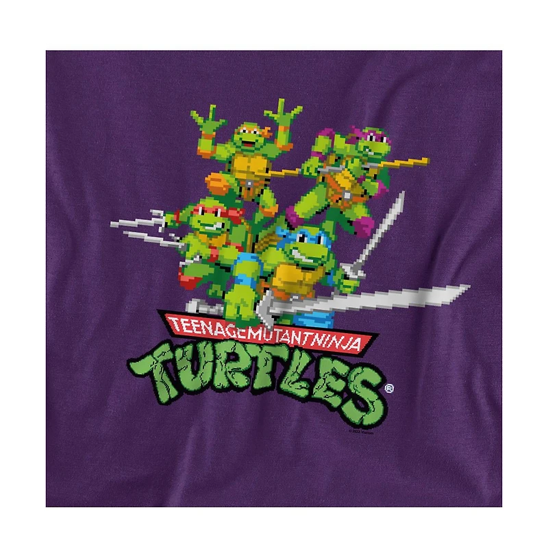 Logovision Men's Tmnt Retro Arcade T-Shirt