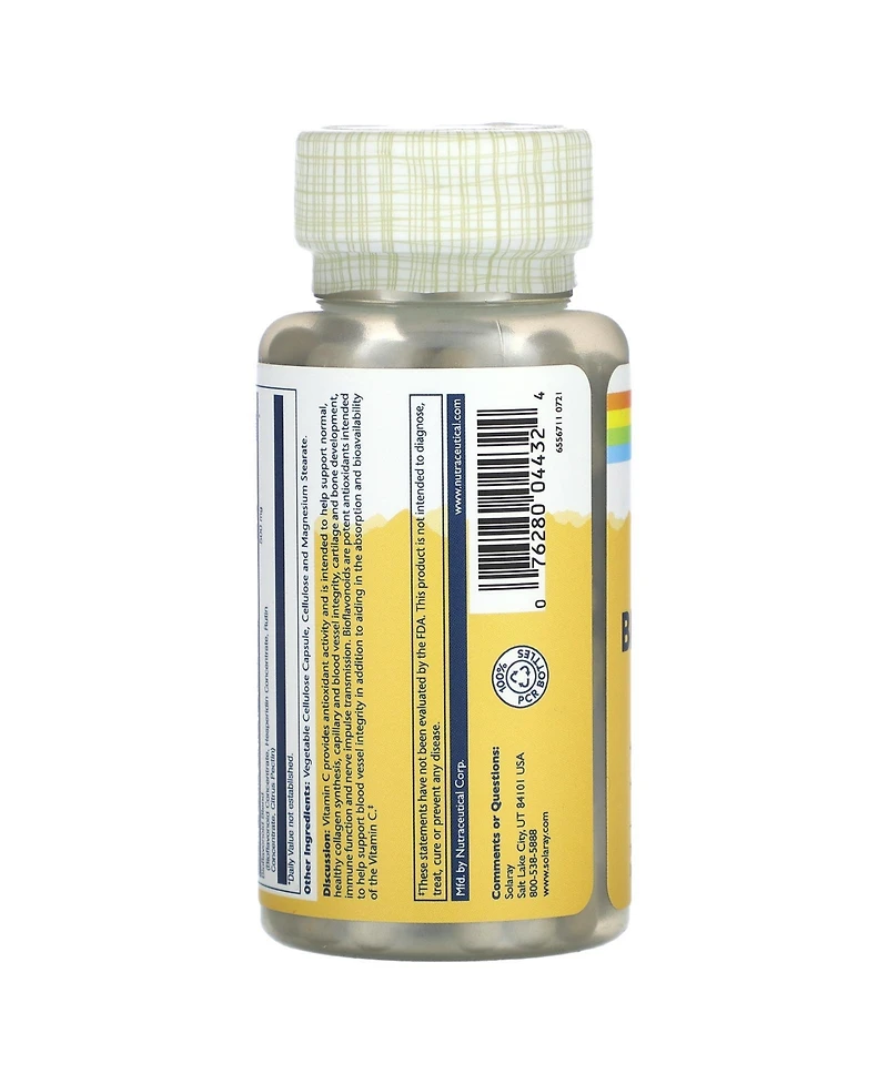 Solaray Vitamin C & Bioflavonoids 1:1 Ratio