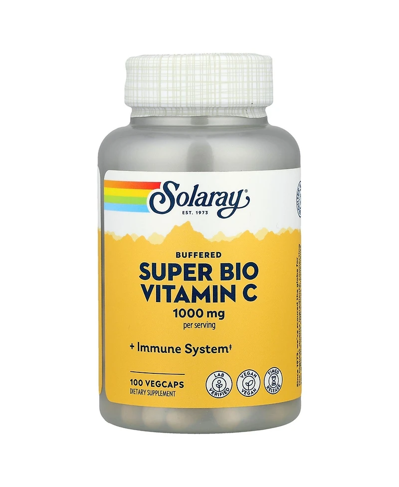 Solaray Buffered Super Bio Vitamin C - 100 VegCaps