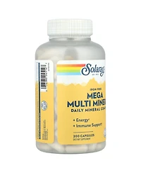 Solaray Mega Multi Mineral Iron Free - 200 Capsules