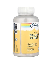 Solaray Cal-Mag Citrate 1:1 Ratio - 180 VegCaps