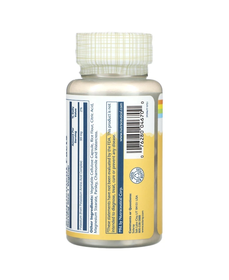 Solaray Potassium 99 mg
