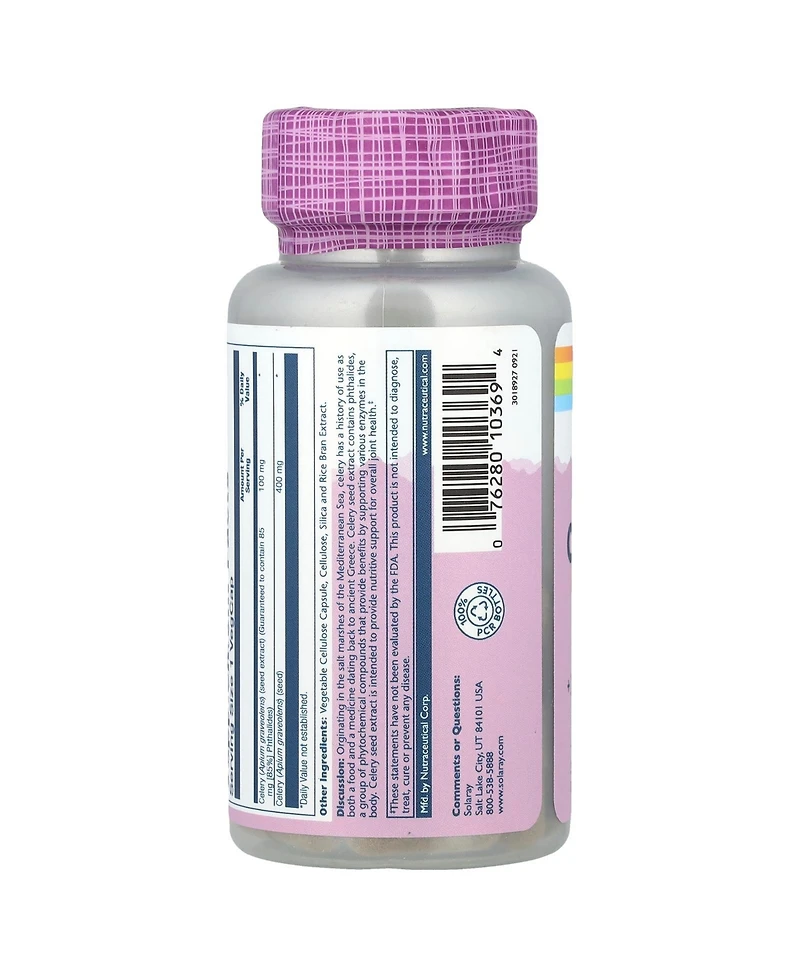 Solaray Vital Extracts Celery Seed - 30 VegCaps