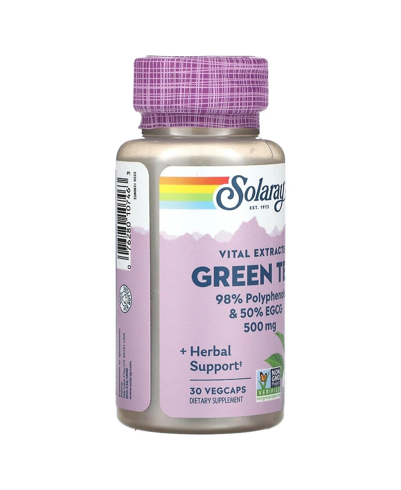 Solaray Vital Extracts Green Tea 500 mg