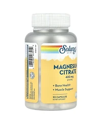 Solaray Magnesium Citrate - 90 Capsules (133 mg per Capsule)