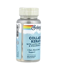 Solaray Collagen Keratin with Alpha Lipoic Acid & Hyaluronic Acid - 60 Capsules