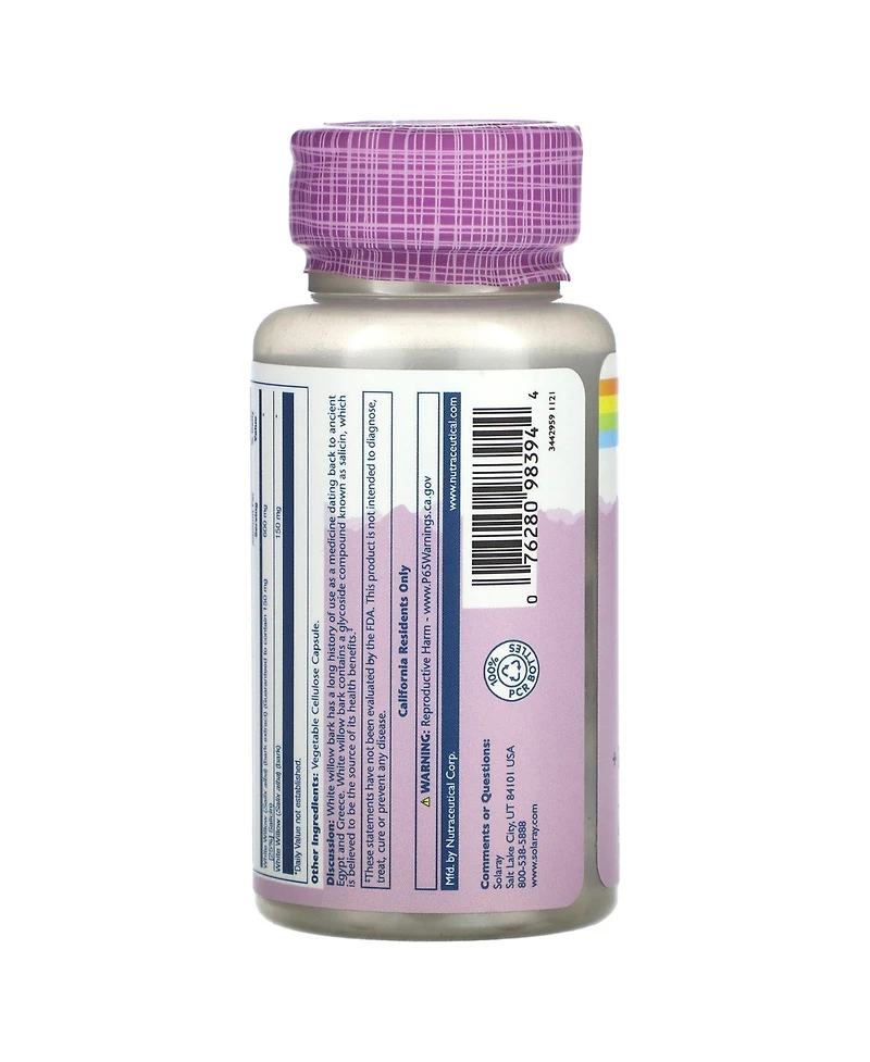 Solaray Vital Extracts White Willow