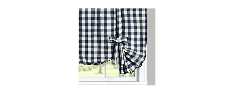 GoodGram Buffalo Check Gingham Custom Window Curtain Treatments
