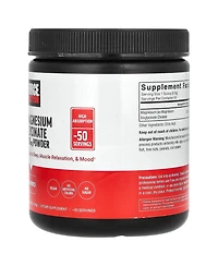 Force Factor Magnesium Glycinate Powder Unflavored