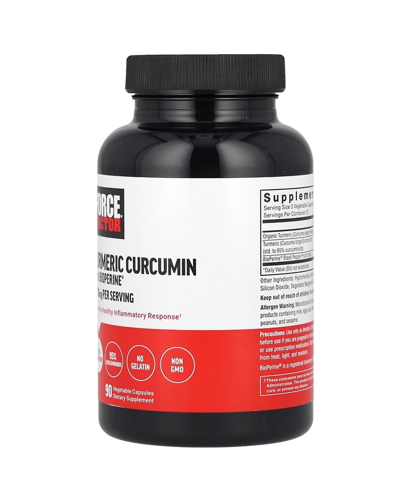 Force Factor Turmeric Curcumin with BioPerine