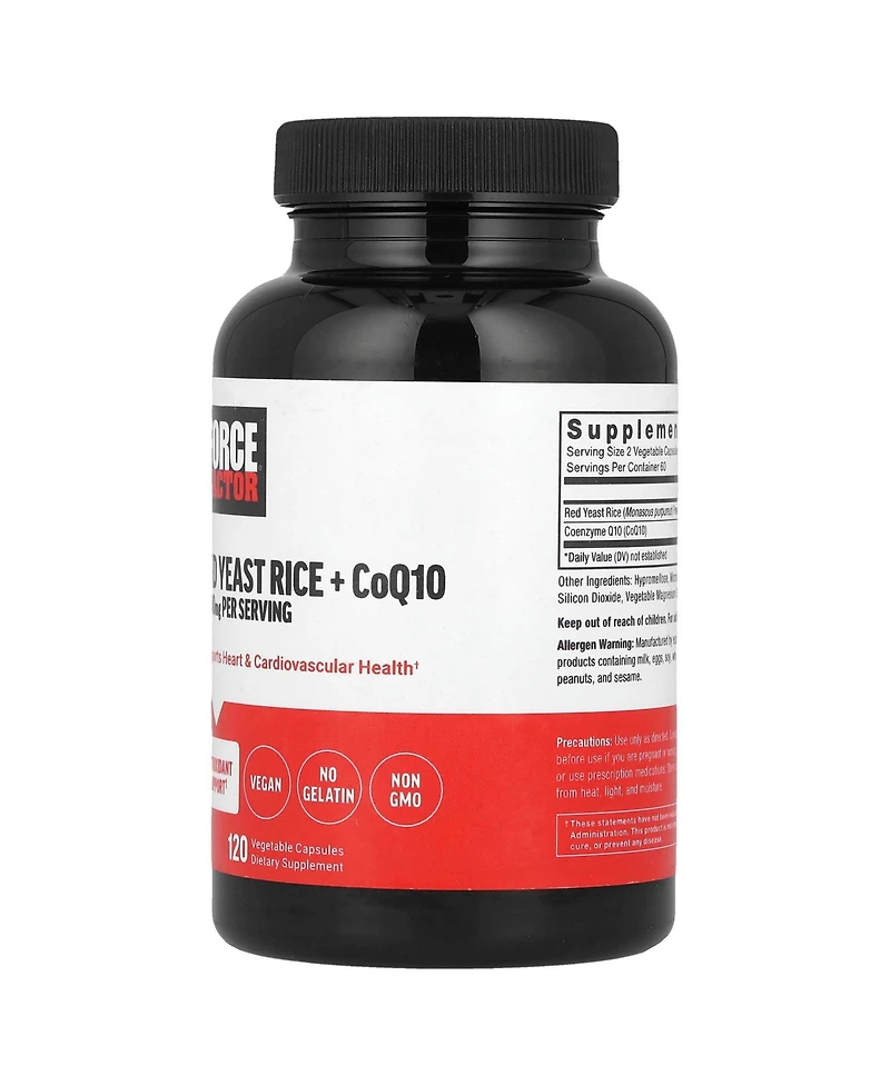 Force Factor Red Yeast Rice + CoQ10