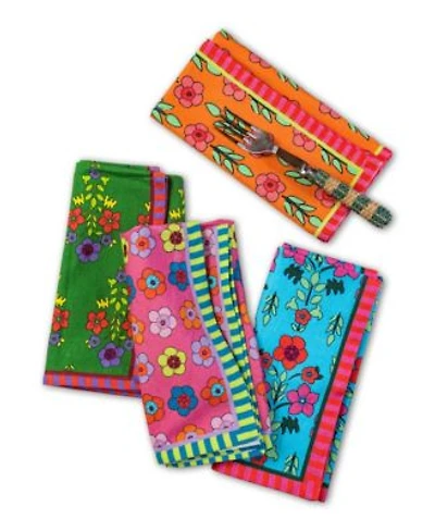 Furbish Floral Napkins Mixed Set of 4