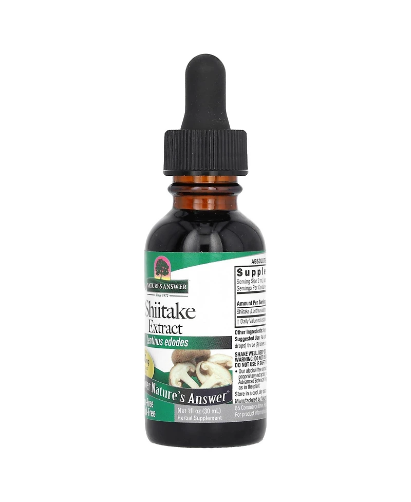 Nature's Answer Shiitake Extract Alcohol-Free 1 350 mg