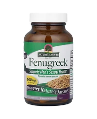 Nature's Answer Fenugreek 600 mg - 90 Vegetarian Capsules