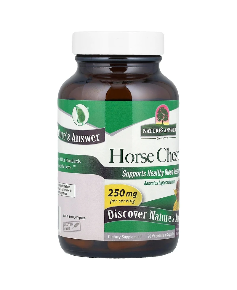 Nature's Answer Horse Chestnut 250 mg - 90 Vegetarian Capsules