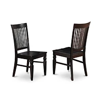 East West Furniture 5 Pc small Kitchen Table set - Table and 4 Dining Chairs