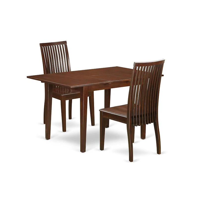 East West Furniture Dining Room Set Mahogany
