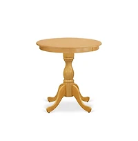 East West Furniture 3-Pc Modern Dining Set - 2 Mid Century Dining Chairs and 1 Kitchen Dining Table (Oak Finish)