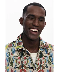 Desigual Men's Ethnic long-sleeve shirt