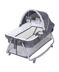 Baby Trend Baby Lil Snooze Deluxe Iii For Twins - Cozy Grey