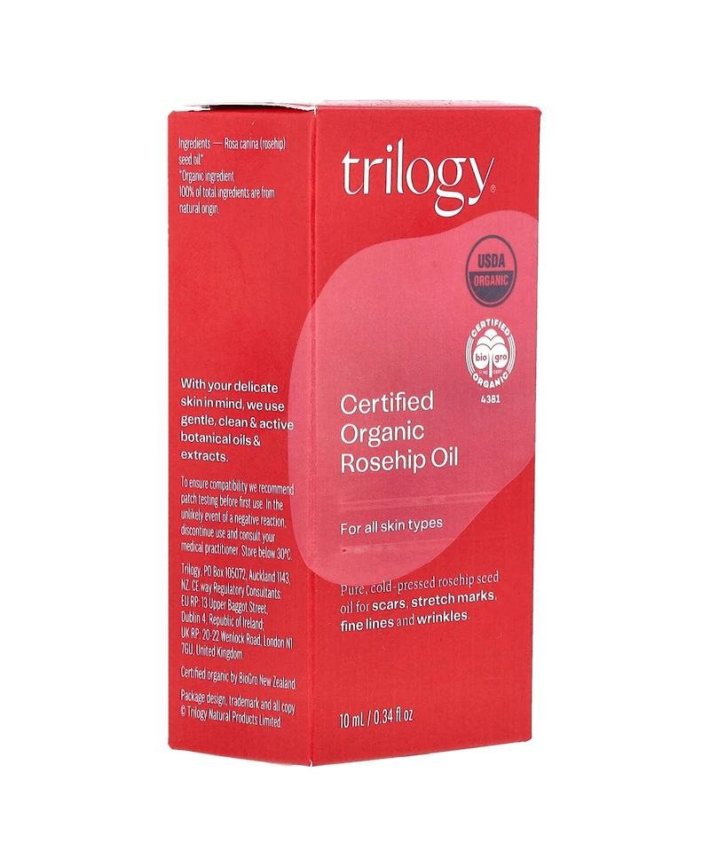 Trilogy Certified Organic Rosehip Oil