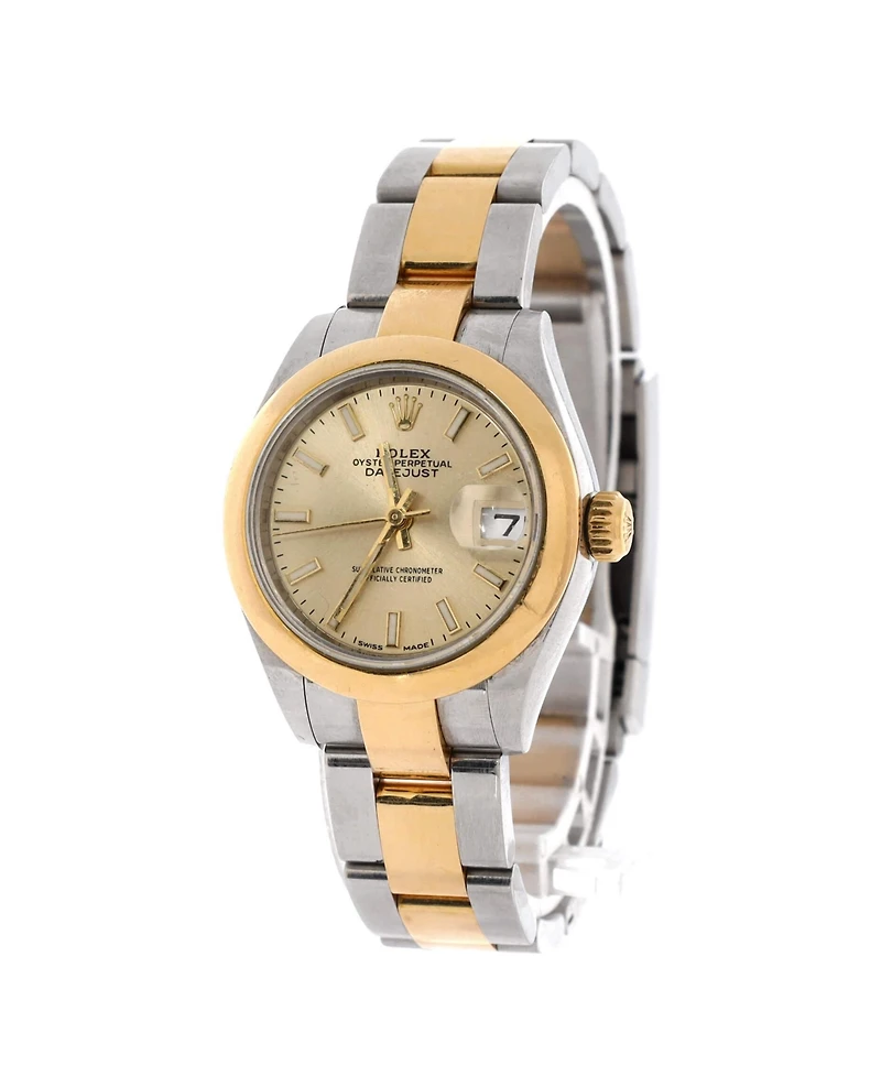 Pre-Owned Rolex Oyster Perpetual Datejust Automatic Watch in Stainless Steel and Gold 28mm