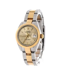 Pre-Owned Rolex Oyster Perpetual Datejust Automatic Watch in Stainless Steel and Gold 28mm