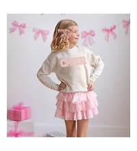 Sweet Wink Toddler Girls Cheer Pearl Patch Sweatshirt