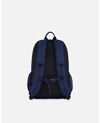 Deux par Deux Boy Kids Backpack Blue and Beige Gradient - Toddler|Child