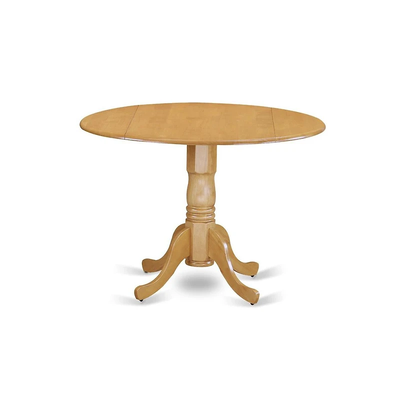 East West Furniture 3 Pc small Kitchen Table and Chairs set-small Kitchen Table plus 2 dinette Chairs