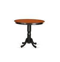 East West Furniture 3 Pc pub Table set - Small Kitchen Table and 2 counter height stool