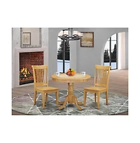 East West Furniture Dining Room Set Oak