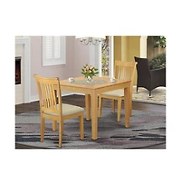 East West Furniture Dining Room Set Oak