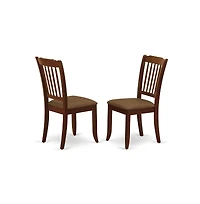 East West Furniture Dining Room Set Mahogany