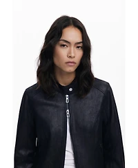 Desigual Women's Combined faux leather jacket