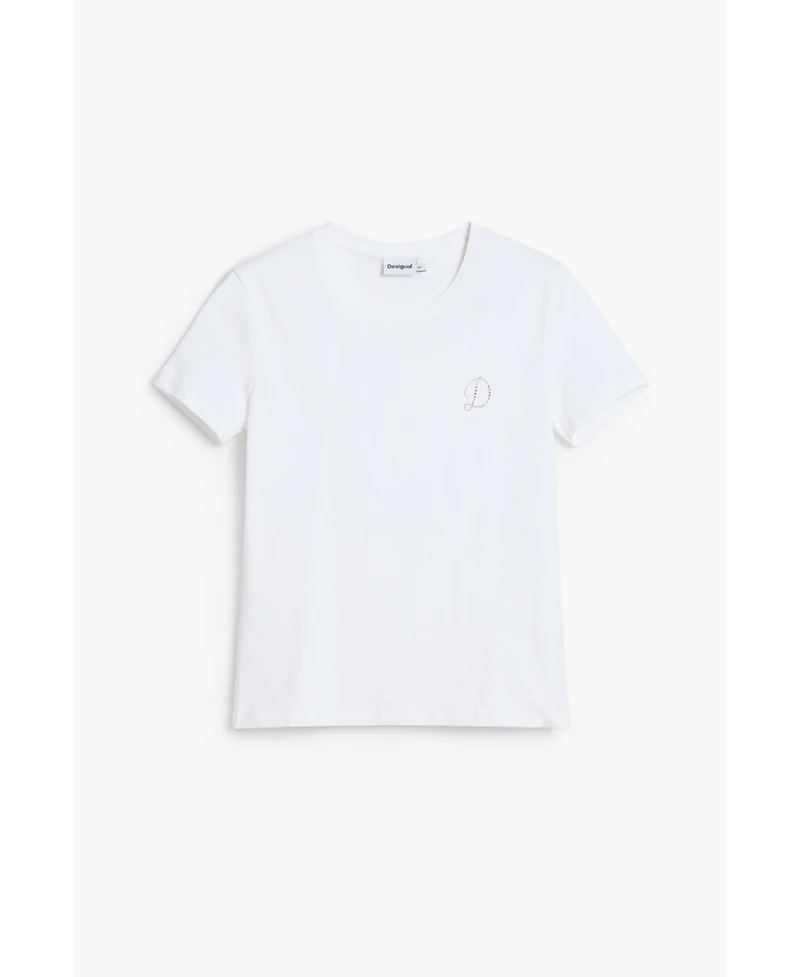 Desigual Women's "D" strass T-shirt