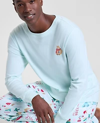 Holiday Lane Men's Winter Cotton Pajama Set, Macy's Exclusive